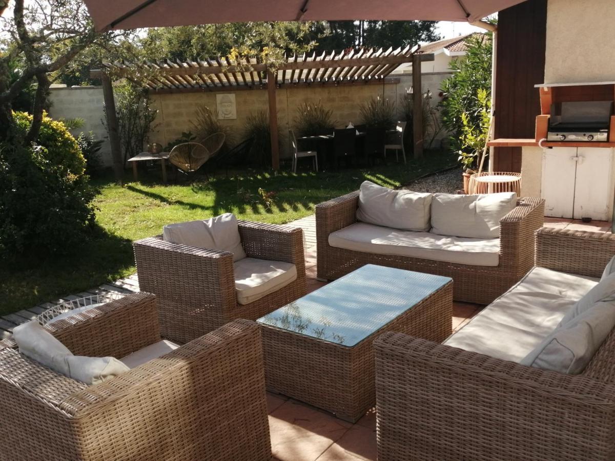 Maison Familiale En Bois Avec Piscine, Proche Du Bassin Gujan-Mestras Eksteriør bilde