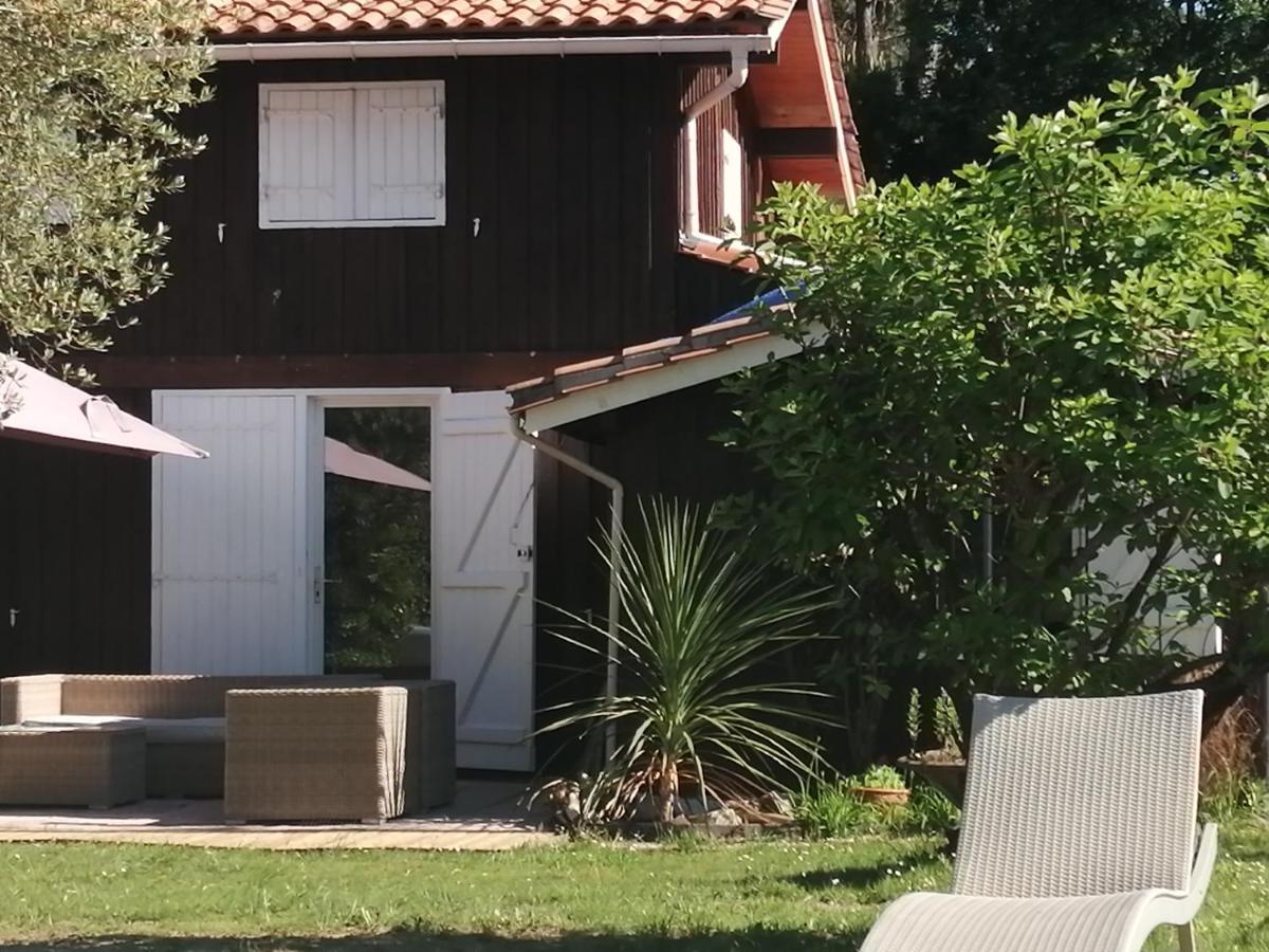 Maison Familiale En Bois Avec Piscine, Proche Du Bassin Gujan-Mestras Eksteriør bilde