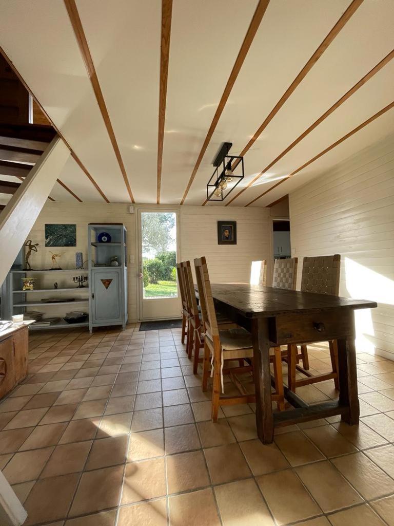 Maison Familiale En Bois Avec Piscine, Proche Du Bassin Gujan-Mestras Eksteriør bilde